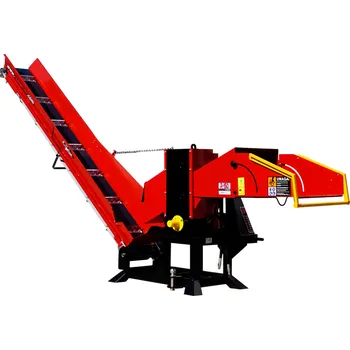 Štípačka na dřevo RemetCNC Špalíkovač ROK150 s pásovým dopravníkem 3 m Počet nožů: 6