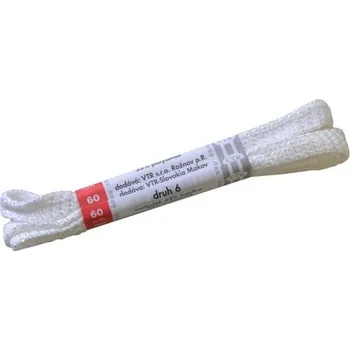 Tkaničky do bot Ploché bavlněné tkaničky do bot 6 bílá Délka: 140 cm