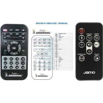 Dálkový ovladač General JAMO SB36 - náhradní dálkový ovladač