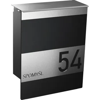 Poštovní schránka Poštovní schránka nerez bez novinové přihrádky 2a Typ víka: Standart antracit