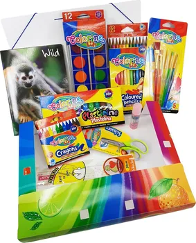 Set školních potřeb Colorino 309030 výtvarný školní balíček v boxu 9 ks 