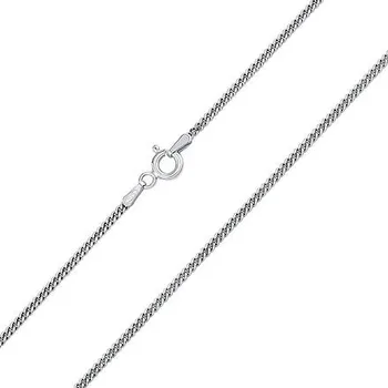 Řetízek Stříbrný řetízek CURB Pancer 2 mm vhodný na přívěsky varianta 60 cm BMBCU06TTT-60 cm