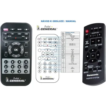 Dálkový ovladač General PANASONIC N2QAYB000288 - náhradní dálkový ovladač