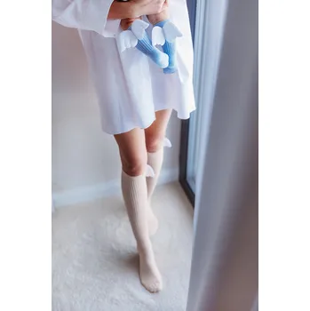 Mama´s Feet Podkolenky s křidélky Angel růžové maminky