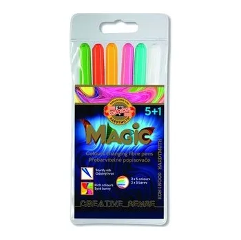 Koh-i-noor Koh-i-noor, přebarvitelných popisovačů Magic 5+1