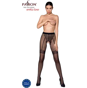 Dámské erotické punčochy Passion TIOPEN 016 Tights 20 Den Black Velikost 5