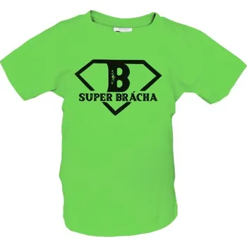 Tričko s potiskem Super brácha dětské