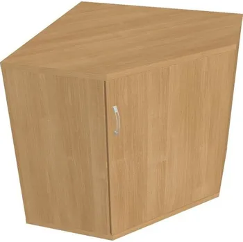 Kancelářský vozík HOBIS skříň vnitřní roh pravá - SRV 2 01 P, dub + doprava zdarma