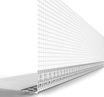 Stavební profil Likov Rohový hliníkový profil s perlinkou 100 x 230 x 2500 mm