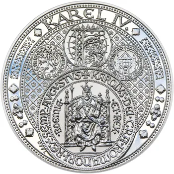 Pražská mincovna Nejkrásnější medailon III. Císař a král Ag Proof 1 kg