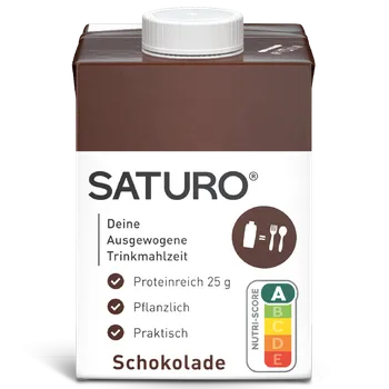 Protein Náhrada stravy RTD 6 x 500 ml - SATURO Příchuť: vanilka