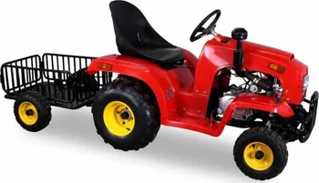 Zahradní traktor Sunway ATV Traktor 110cc s vozíkem červený