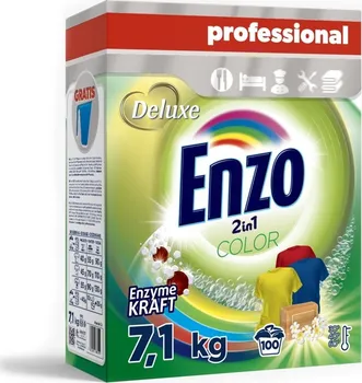 Prací prášek ENZO Deluxe Professional 2v1 Color 7,1 kg