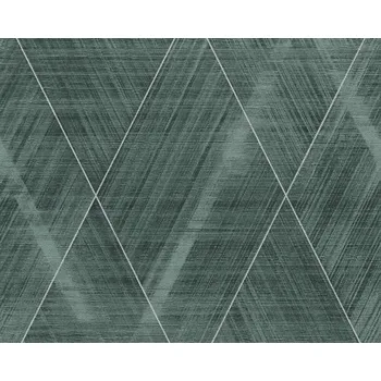 Tapeta Vliesová 3D tapeta šedo-zelená, metalická 388242 / Tapety na zeď 38824-2 BOS - battle of style (0,53 x 10,05 m) A.S.Création