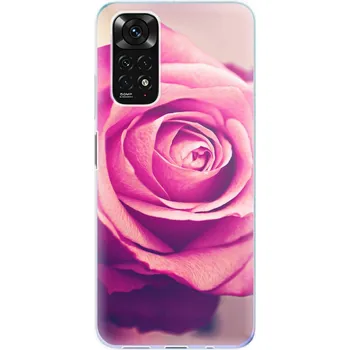 Odolné silikonové pouzdro iSaprio - Pink Rose - Xiaomi Redmi Note 11 / Note 11S
