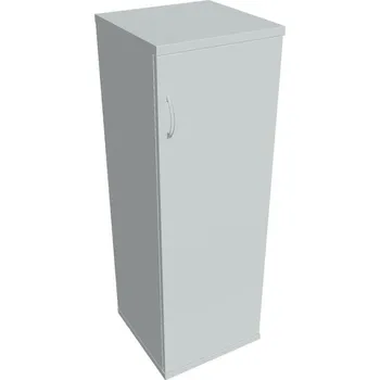 Kancelářský vozík HOBIS skříň policová dvéřová horní - S 3 40 01 P H, šedá + doprava zdarma