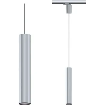 Paulmann 95397 ProRail3 Artemons, stříbrné závěsné svítidlo, 1x10W GU10, výška 38cm