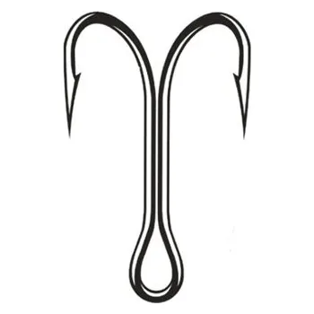 Rybářský háček Mistrall dvojháček 2205 velikost 1, 10ks-MCZ4220501