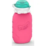 Squeasy Gear Silikonová kapsička Squeasy Snacker 180 ml Růžová