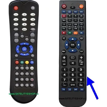 Dálkový ovladač Dálkový ovladač Opticum x402p , x403p náhradní