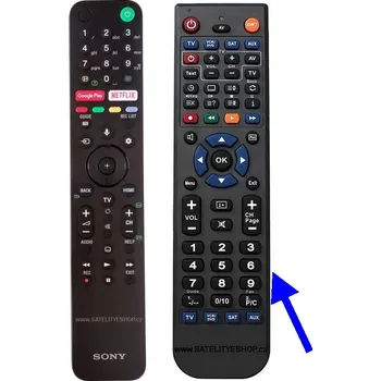 Dálkový ovladač Sony KD-49XH8577 dálkový ovladač náhradní 