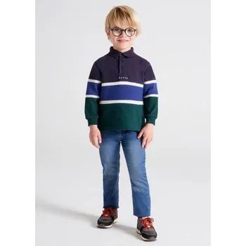 Chlapecké kalhoty Mayoral Měkké džínové kalhoty 4593 - 43 modré Rozměr: 110