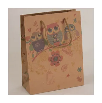 Dárková taška Dárková taška Sovy 24 cm (Dárková taška se sovou, sova)
