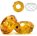 Šperky4U Skleněný navlékací korálek Rondelle - RD0017