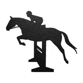 Samolepící dekorace SAMOLEPKA Kůň 090 levá skok přes překážku (63 - škrábaný kov černý) NA AUTO, NÁLEPKA, FÓLIE, POLEP, TUNING, VLASTNÍ TEXT, TISK, AUTOSAMOLEPKY.cz, POLEPY, OBRÁZEK, LOGO, SAMOLEPKY