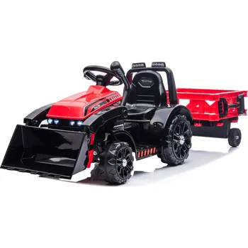 Beneo Farmer traktor s radlicí a vlečkou Dětské elektrovozidlo Beneo Farmer traktor s radlicí a vlečkou