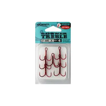 Rybářský háček Trojháčky S-OWNER TREBLE ST-36RD X #4/7ks