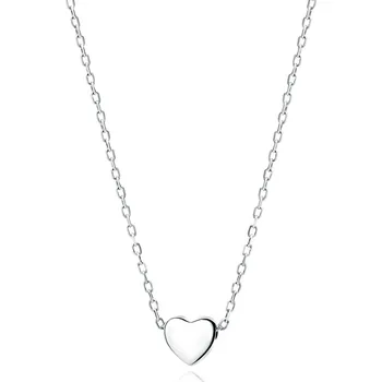 Řetízek Olivie Stříbrný choker SRDÍČKO 7035 Ag 925; ≤1,9 g.