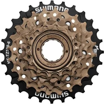 Kazeta přesmyku 6-mi kolečko šroubovací Shimano MF-TZ500 Tourney