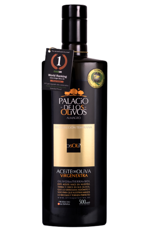 foto Rostlinný olej PALACIO De Los Olivos Picual extra panenský olivový olej 500 ml