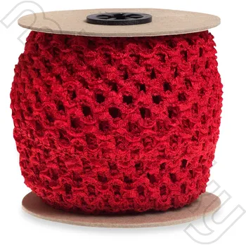 Textilní guma Tutu pruženka červená