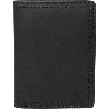 Peněženka Kvalitní malá černá kožená peněženka Marta Ponti no. 18 (bez mincí)