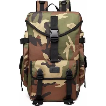Městský batoh Ozuko Sportovní outdoor batoh STREET 16L Camo Kaukko F8677s2