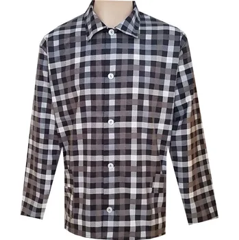 Pánské pyžamo Pánský Pyžamový Kabátek Flanelový FOLTÝN PPKF17 Velikost: 4XL, Materiál: Flanel