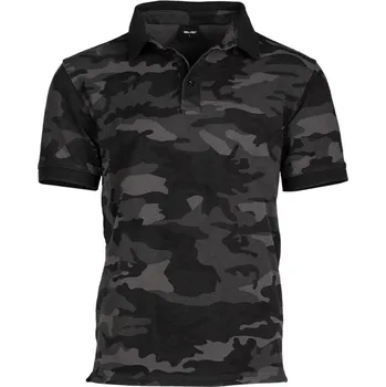 Pánské tričko MILTEC Triko bavlněná polokošile Dark Camo Mil-Tec® Vyberte velikost: 3XL