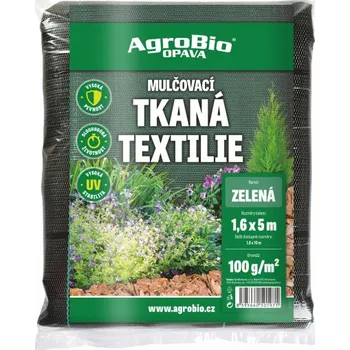 Mulčovací textilie Zelená tkaná textilie 100 g/m2