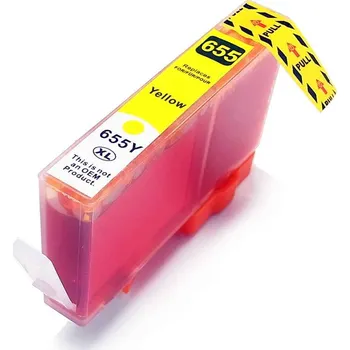 CZ112AE, HP 655 - kompatibilní, žlutá, 12ml