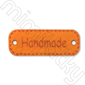 Nášivka Nášivka handmade oranžová 4cm