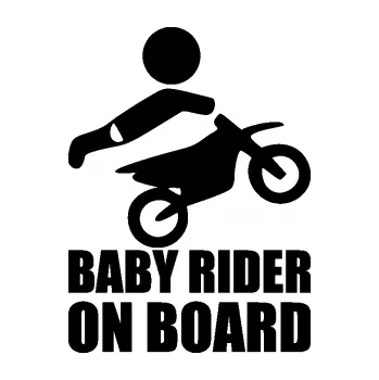 Samolepicí dekorace na vozidlo Baby rider on board pravá (01 - černá) SAMOLEPKA NA AUTO, NÁLEPKA, FÓLIE, POLEP, TUNING, VLASTNÍ TEXT, TISK, AUTOSAMOLEPKY.cz, POLEPY, OBRÁZEK, LOGO, 3D STICKERS