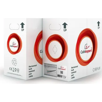 Kabel Gembird UPC-5004E-SOL/100 Patch UTP kat. 5e, 100m, šedý