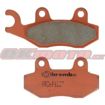 Brzdová destička Brembo (Itálie) Zadní brzdové destičky Brembo 07SU12SD - Triumph Daytona 955 i, 955ccm - 97-06