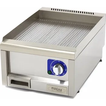 Kuchyňský gril Maxima Komerční grilovací pánev s drážkami - elektrická - 60 cm hluboká