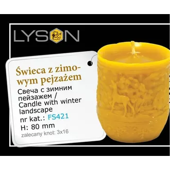 Forma na odlévání Lysoň Silikonová forma na svíčky FS421