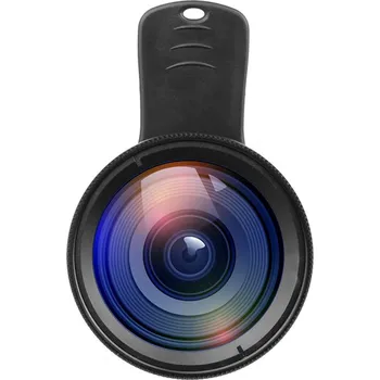 Selfie tyč Multifunkční objektiv APEXEL - sada 2v1 - ultraširoký + makro objektiv pro Apple iPhone