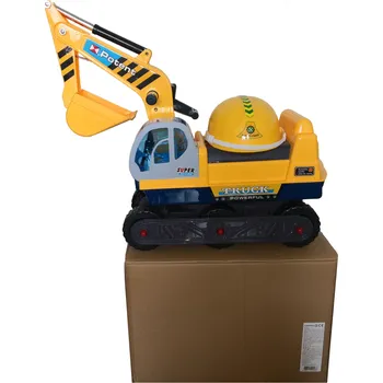 Ramiz ZA0292 Bagr s nakládací lžící žlutý Odrážedlo Ramiz ZA0292 Bagr s nakládací lžící žlutý