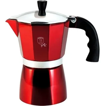 Moka konvice Berlingerhaus Burgundy Metallic BH-1980 9 šálků červená